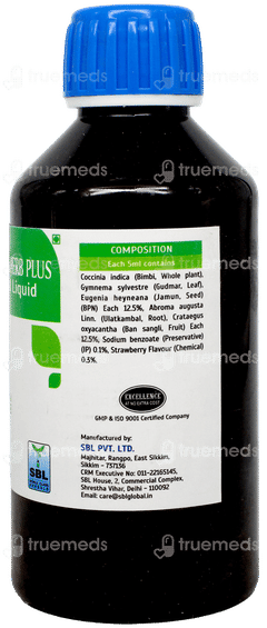 Sbl Diaboherb Plus New Strawberry Flavour Liquid 180Ml